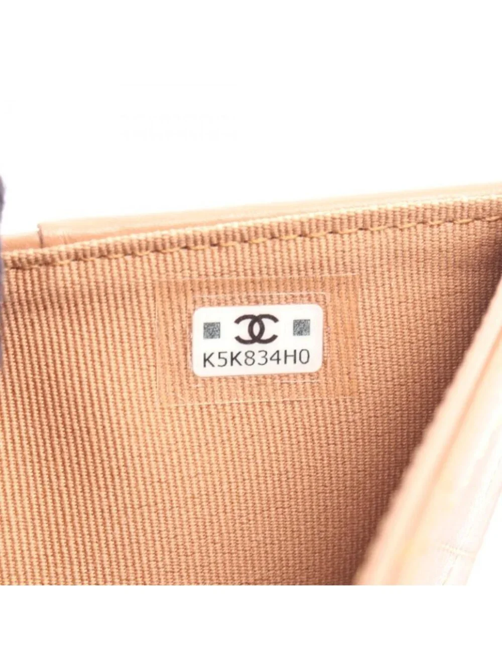Chanel Bifold Wallet Quilted Camel Leather